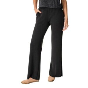 Outdoor Voices Womesn Small Straus Wide Leg Soft Pant In Black Color
